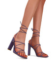 Eden Lace Up High Heel